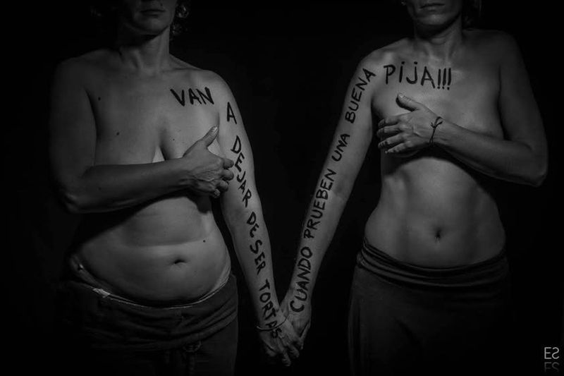 Fotografía de Estanislao Santos: Fotografía de la serie El Grito de Nuestros Cuerpos