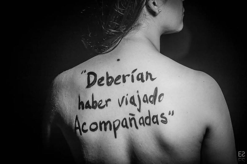 Fotografía de Estanislao Santos: Retrato de la serie El Grito de Nuestros Cuerpos