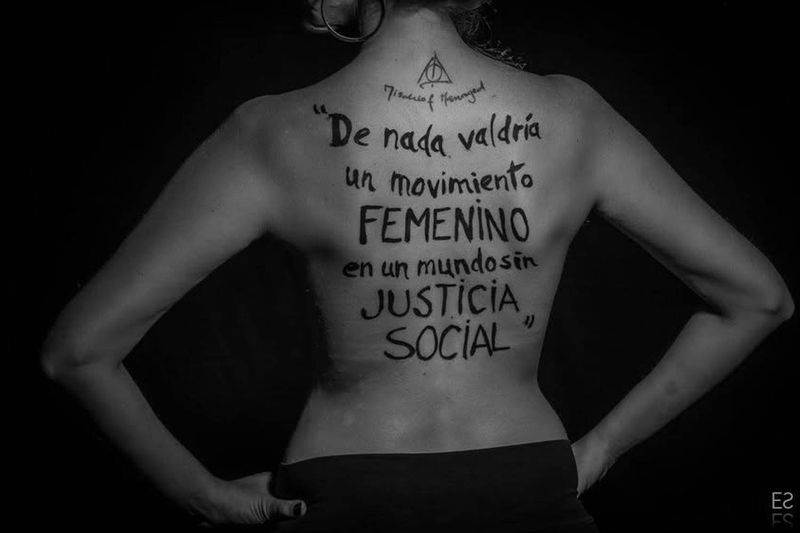 Fotografía de Estanislao Santos: Fotografía de la serie El Grito de Nuestros Cuerpos