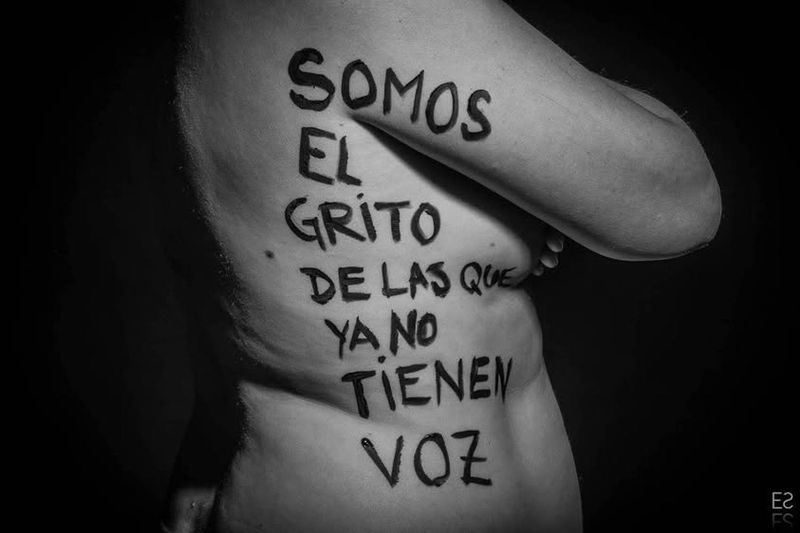 Fotografía de Estanislao Santos: Fotografía de la serie El Grito de Nuestros Cuerpos