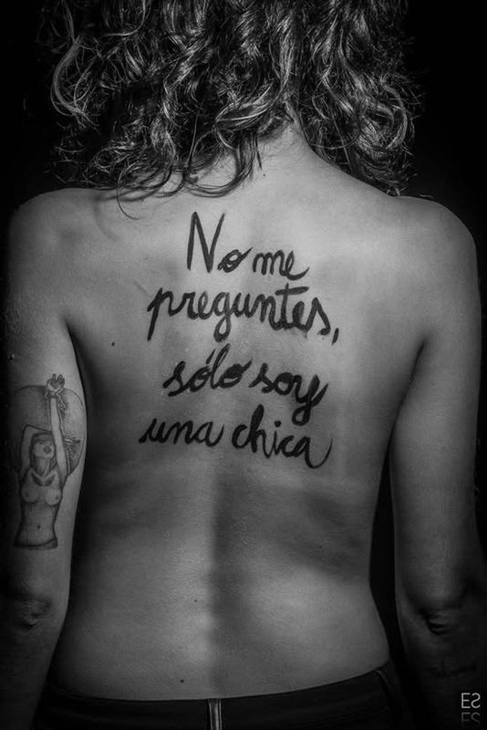 Fotografía de Estanislao Santos: Fotografía de la serie El Grito de Nuestros Cuerpos